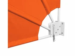 Toldo lateral plegable de balcón color terracota 210x210 cm ES98686