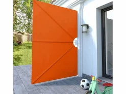 Toldo lateral plegable terraza color terracota 240x160 cm ES10043