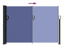 Toldo lateral retráctil 140x500 cm ES479281