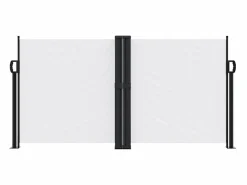 New Toldo lateral retráctil 120x1200 cm ES536014 Blanco