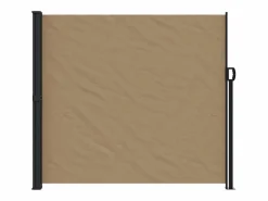Outlet Toldo lateral retráctil gris taupe 180x600 cm ES730615 Marquesina