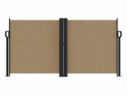 Discount Toldo lateral retráctil gris taupe 120x600 cm ES738201 Topo