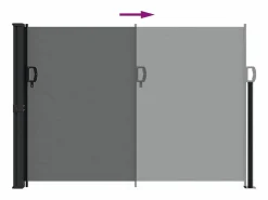 Online Toldo lateral retráctil 140x300 cm ES691450 Gris antracita