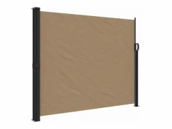 Toldo lateral retráctil gris taupe 160x300 cm ES477593