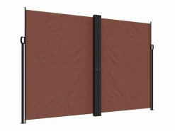 Clearance Toldo lateral retráctil marrón 220x600 cm ES496207 Marquesina