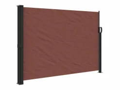 Discount Toldo lateral retráctil marrón 140x500 cm ES561474 Marru00f3n