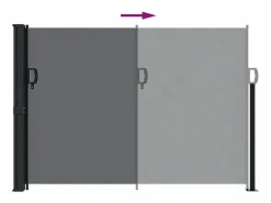 Toldo lateral retráctil 140x300 cm ES653104