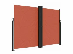 Toldo lateral retráctil terracota 180x1000 cm ES495476