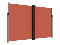 Toldo lateral retráctil terracota 220x1200 cm ES618859