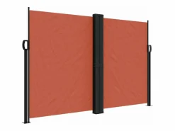 Toldo lateral retráctil terracota 160x1000 cm ES117876