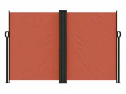 Toldo lateral retráctil terracota 160x1000 cm ES117876