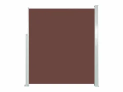 Toldo lateral retráctil 160x500 cm marrón ES830273 Marru00f3n