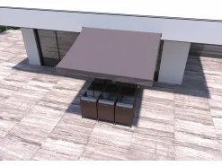 Concept-Usine Toldo manual gris de 3 x 2,5 m ADRO