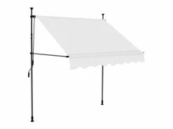 Toldo manual retráctil con LED 100 cm ES231825