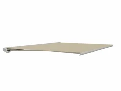 Vente-unique Toldo motorizado con LEDs y cofre integrado 5 x 3,5 m lona acrílica beige - GALAXA