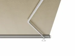 Online Toldo motorizado con luces LEDs con cofre y sensor de viento 5 x 3,5 m - beige - GALAXA Estor Y Toldo