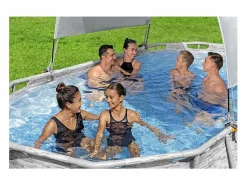 Best Toldo para piscina desmontable ES860315 Blanco
