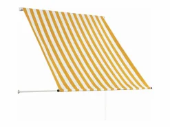 Toldo retráctil y blanco 100x150 cm ES275492 Marquesina