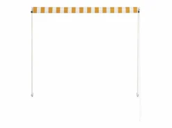 Toldo retráctil y blanco 100x150 cm ES275492 Marquesina