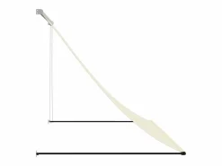 Best Toldo retráctil de tela y acero 250x150 cm ES880029 Marquesina
