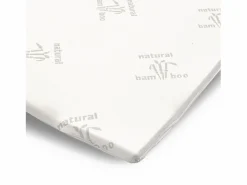 Topper de Látex Natural 140x200 | Bambú transpirable, desenfundable Sobrecolchón