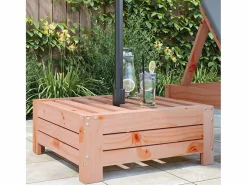 Best Garden Furniture Torvin Cubierta para base de sombrilla madera maciza abeto Douglas