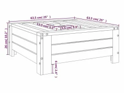 Best Garden Furniture Torvin Cubierta para base de sombrilla madera maciza abeto Douglas