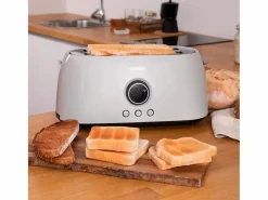 Outlet Tostador Cecotec ClassicToast 15000 Extra Double 1500W 4 rebanadas pantalla digital Pequeño Electrodoméstico
