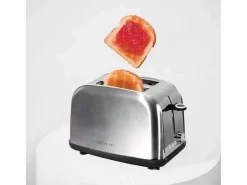 Best Tostador vertical Cecotec Toastin' Time 850W diseño vintage ranura corta inox Plateado