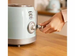 Tostadora vertical Cecotec Toast&Taste 800 Vintage Light Blue 850W doble ranura