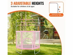 Discount Trampolín SucceBuy Trampolín Infantil de 140 cm, Mini Trampolín para Niños Pequeños con Red de Protección, para Interior y Exterior. Cama Elástica