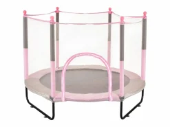 Outlet Trampolín SucceBuy Trampolín para Niños de 152.5CM con Red de Protección para Interiores y Exteriores. Cama Elástica
