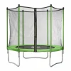 Habitat et jardin Trampolín "Yoopi 2" - Ø 1,80 m - con red + escalera + cubierta + kit de anclaje