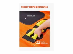 Best Tubo Remolcable SucceBuy para Navegación, Flotador Inflable para Deportes Acuáticos de 1 a 3 Pasajeros Naranja