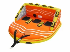 Best Tubo Remolcable SucceBuy para Navegación, Flotador Inflable para Deportes Acuáticos de 1 a 3 Pasajeros Naranja
