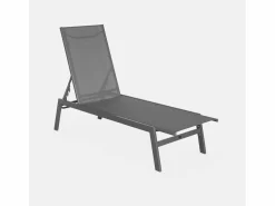 Online Tumbona de acero multi posiciones, set de 2 Tumbona