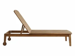 Miliboo Tumbona de madera de acacia maciza CANOPEE