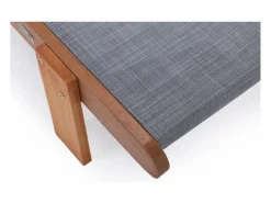Sale Habitat et jardin Tumbona de madera exótica Saigón Gris