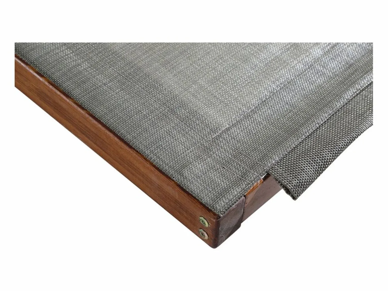 Concept-Usine Tumbona de madera y textileno blanco NAARI
