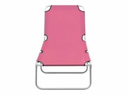 Sale Tumbona plegable de acero y tela ES985924 Tumbona