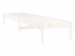 Clearance Tumbonas 2 unidades madera maciza de pino 199,5x60x74 cm Tumbona