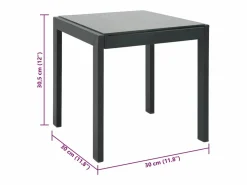 Hot vidaxl Tumbonas con mesa 2 unidades textilene y acero Gris