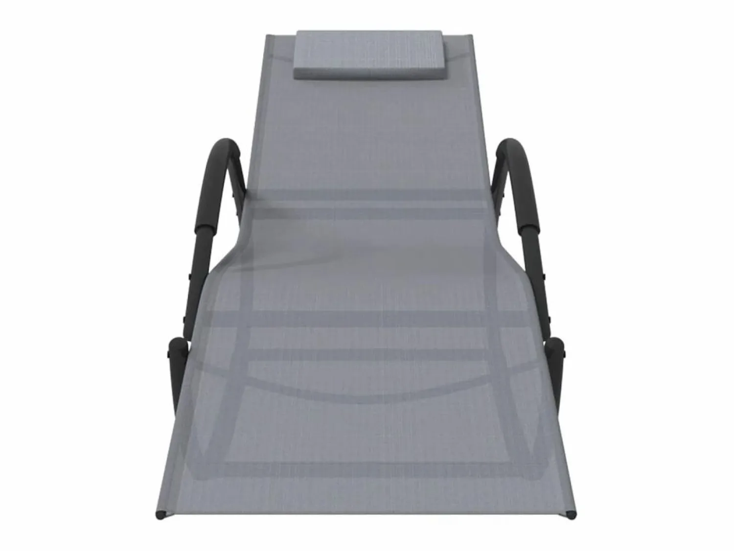 Discount Tumbonas mecedoras 2 uds acero y textilene Tumbona
