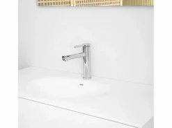 Discount Essebagno Ultrate grifo mezclador bajo cromado para lavabo Plateado