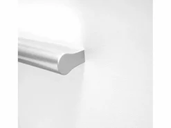 Unidad de cocina 160x84x60 cm aspecto madera roble blanco y gris Marru00f3n / Blanco