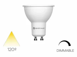 Discount Uniform-Line - Foco LED GU10 6W 120° Regulable 2700K - Iluminación general y difusa para espacios interiores - Beneito & Faure Blanco