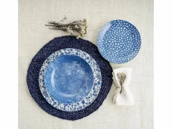 Best Vajilla Aquilea Bidasoa 18 piezas 6 servicios porcelana Azul