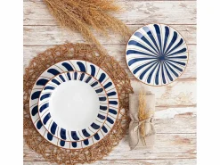 Vajilla Oceanika Bidasoa 18 piezas 6 servicios porcelana /marrón