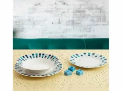 Clearance Vajilla Simetric Quid 18 piezas 6 servicios porcelana blanco/ Vajilla|Vajilla