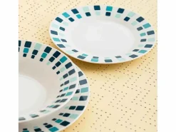 Clearance Vajilla Simetric Quid 18 piezas 6 servicios porcelana blanco/ Vajilla|Vajilla